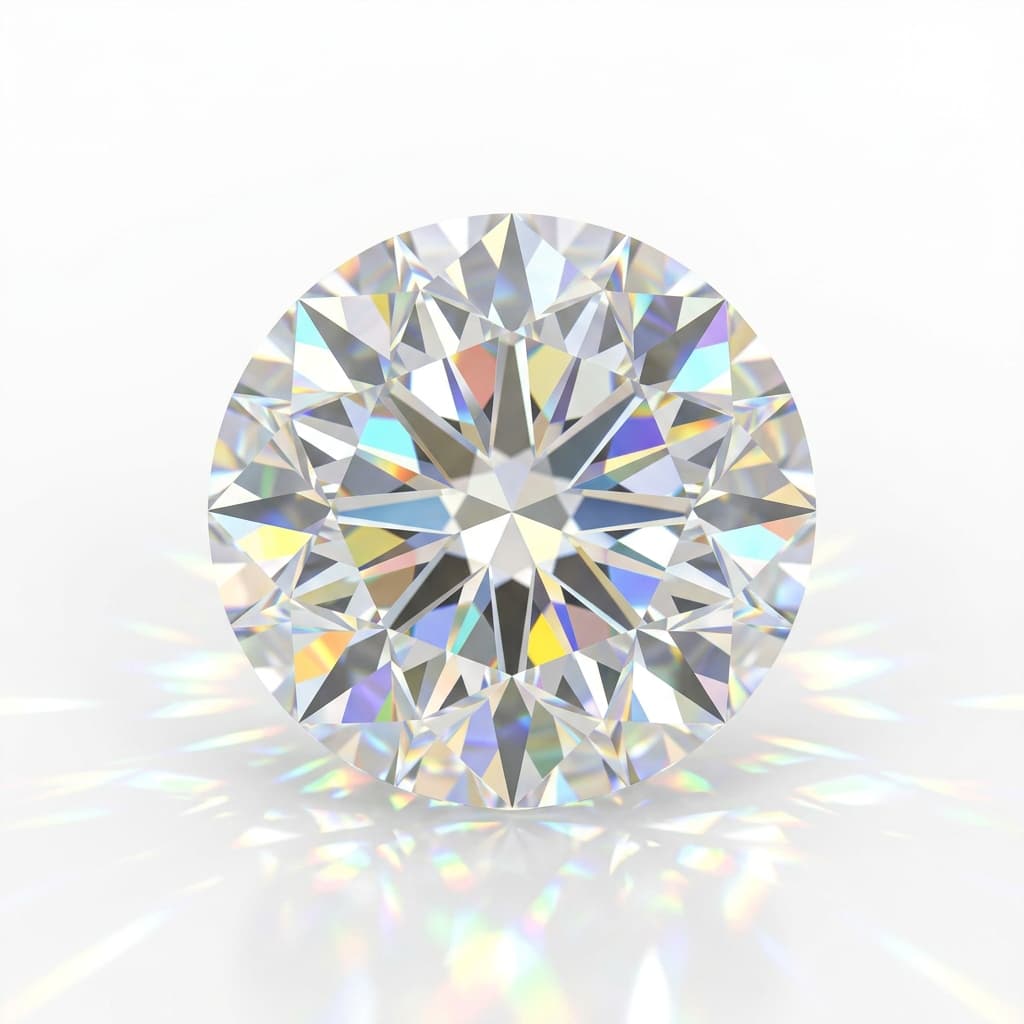 Natural polished diamond